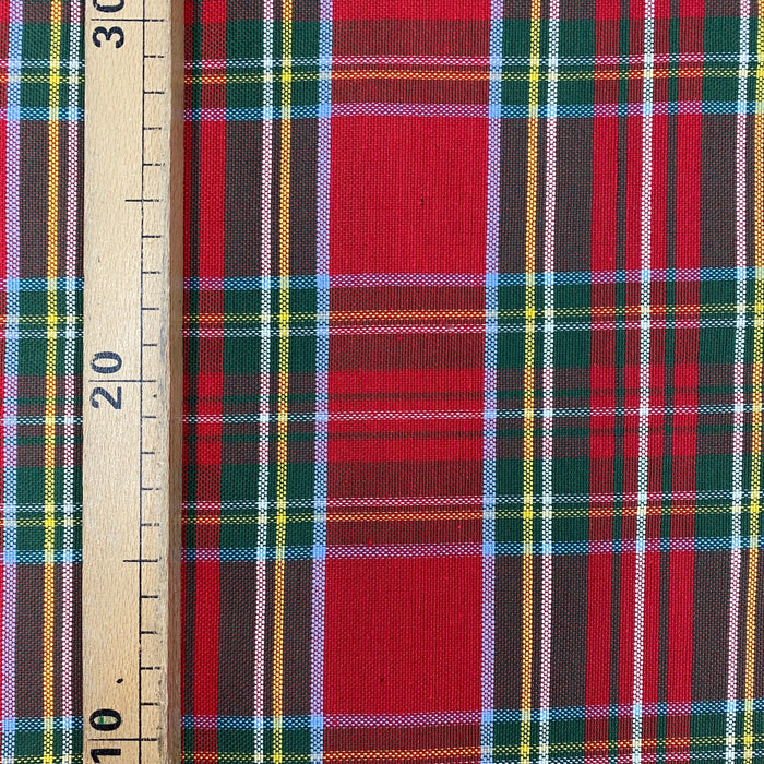 Tartan scozzese rosso motivo grande Diffusione Tessuti Tartan scozzese rosso motivo grande